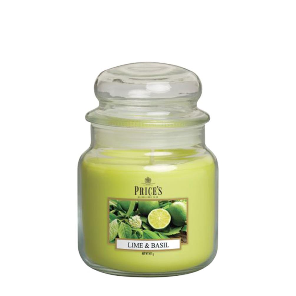 Price's Lime & Basil Medium Jar Candle £14.39